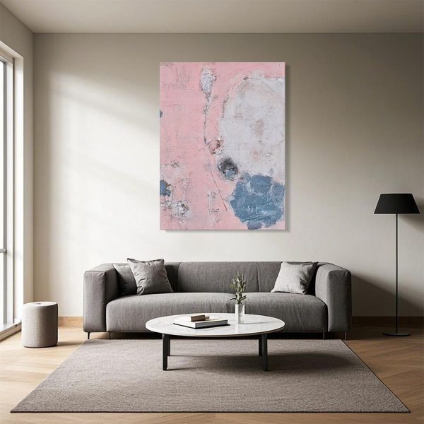 The Soft-Hued Reverie Under the Flecked Brushstrokes - Image 4